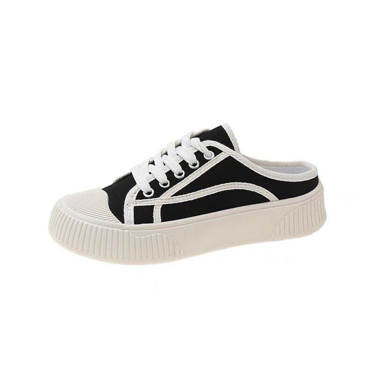 Giày Thể Thao Đế Mềm Bằng Vải Bạt Thời Trang Xuân Hè Thu Cho Nữ