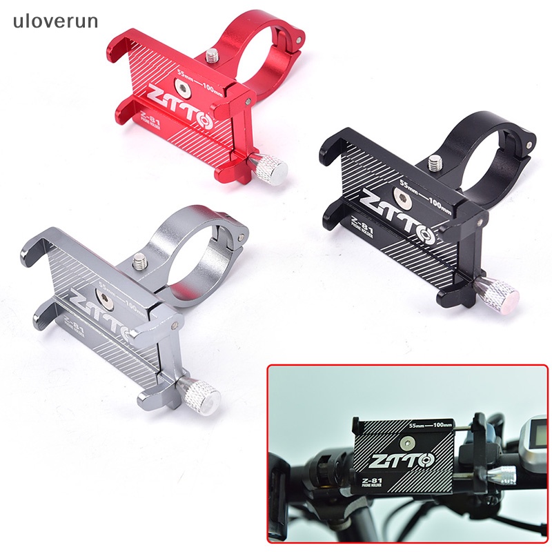 1 Giá Đỡ Điện Thoại Bằng Hợp Kim Nhôm Gắn Tay Lái Xe Đạp Tiện Dụng