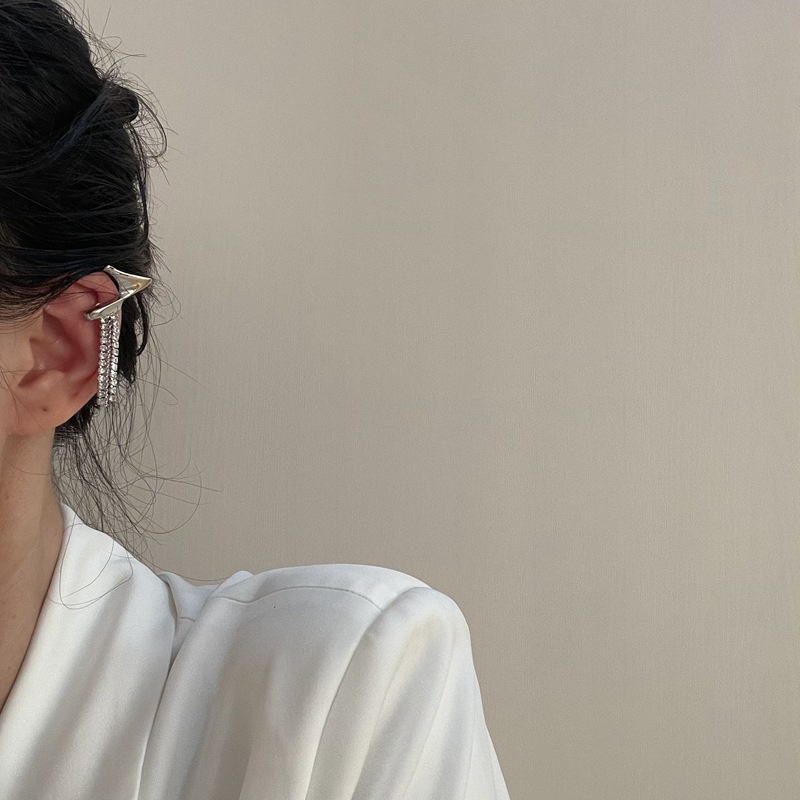 Khuyên Kẹp Vành Tai Không Cần Lỗ Phiên Bản Hàn Quốc hip hop Đơn Giản Cao Cấp