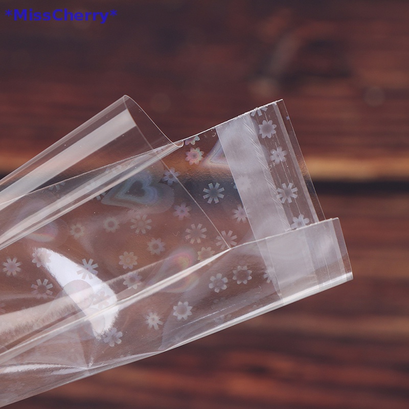 Set 10 / 50 Túi Đựng Thẻ Ngọc Trai Họa Tiết Trái Tim Xinh Xắn Mới