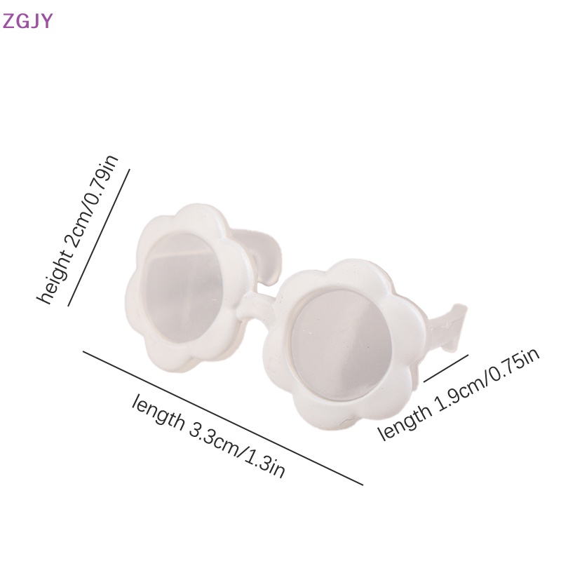 Kính Mát Gọng Nhựa Hình Bông Hoa Tỉ Lệ 1 / 6 Cho Búp Bê Mới