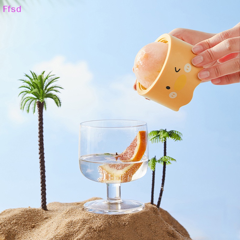 Khuôn Silicon Làm Đá Hình Quả Bóng Dễ Thương Nhanh Chóng Tiện Dụng Cho Nhà Bếp