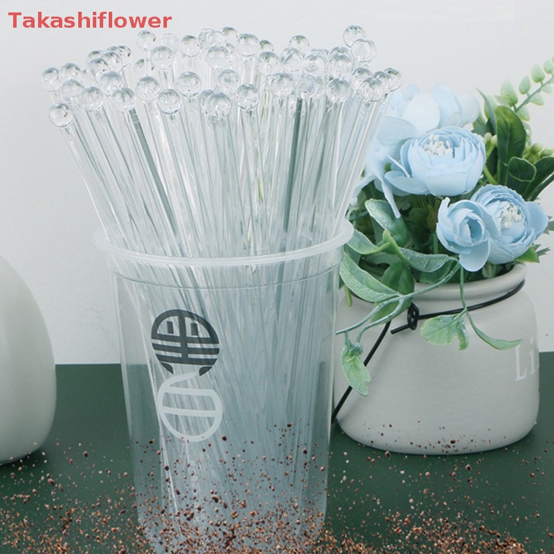 Set 100 Cây Khuấy Cà Phê Bằng Nhựa Chất Lượng Cao