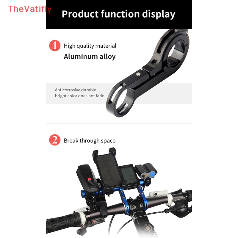 Giá Đỡ Đèn Pha Xe Đạp Mở Rộng Bằng Hợp Kim Sợi Carbon