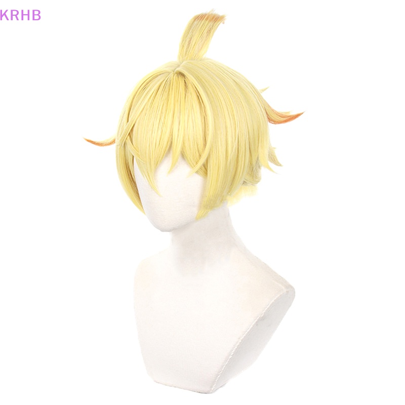 Tóc Giả Chịu Nhiệt Hóa Trang Mika KRHB Genshin Va Chạm Mới