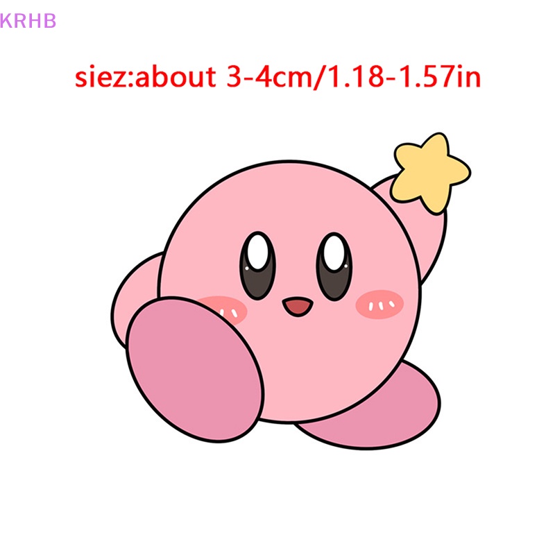 1 Trâm Cài Áo Hình Kirby Và Thủy Thủ Mặt Trăng Tráng Men Mới