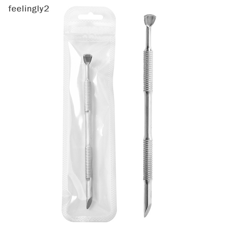 Muỗng Hai Đầu Bằng Thép Không Gỉ Chuyên Dụng Cho Làm Móng