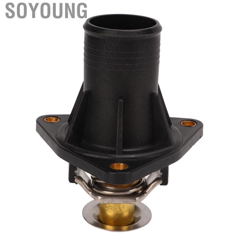 Soyoung Engine Coolant Thermostat  High Efficiency High Temperature Resistant Thermostat C2S11278 Reliable  for Car