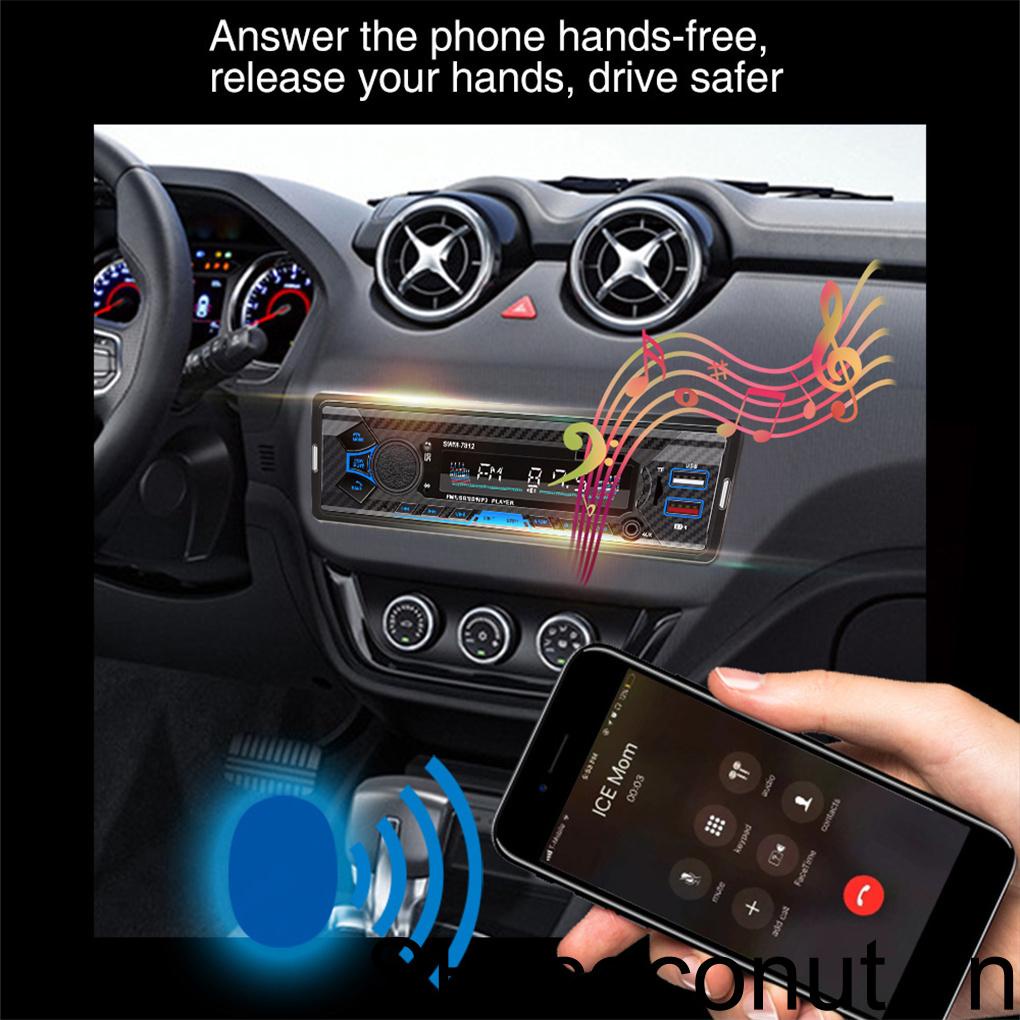 Máy Nghe Nhạc MP3 12V Bluetooth Không Dây 5 0 Điều Khiển Từ Xa Rảnh Tay