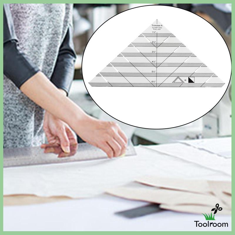 Thước Đo Hình Tam Giác Bằng Acrylic Chuyên Dụng Cho May Vá DIY