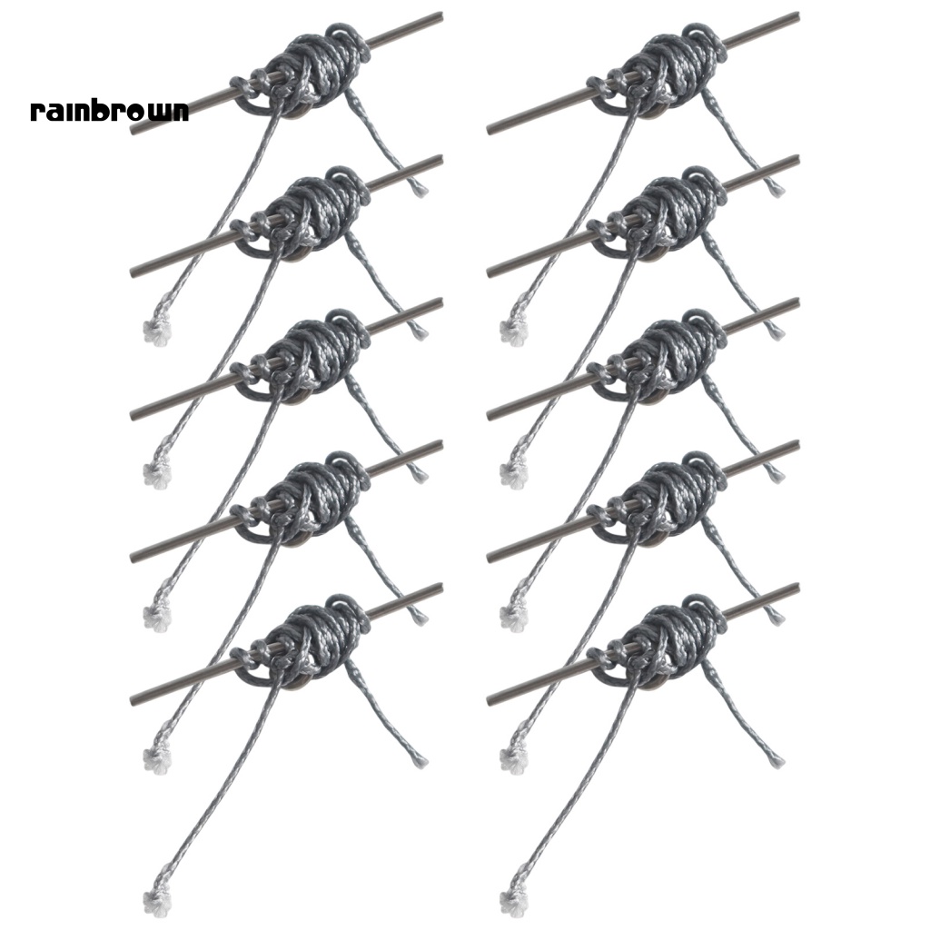 Bộ 10 Kim Câu Cá Bằng Thép Không Gỉ Bền Bỉ Tái Sử Dụng Được