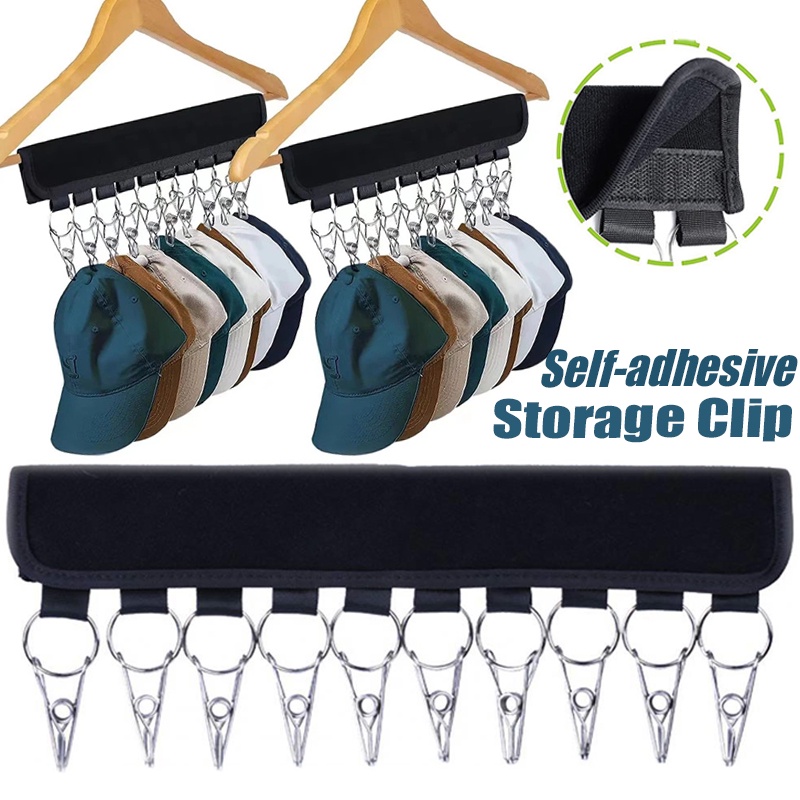 Giá Đỡ Kẹp Mũ / Khăn Tắm Bằng Thép Không Gỉ Gấp Gọn Siêu Bền Chống Trượt Tiện Dụng