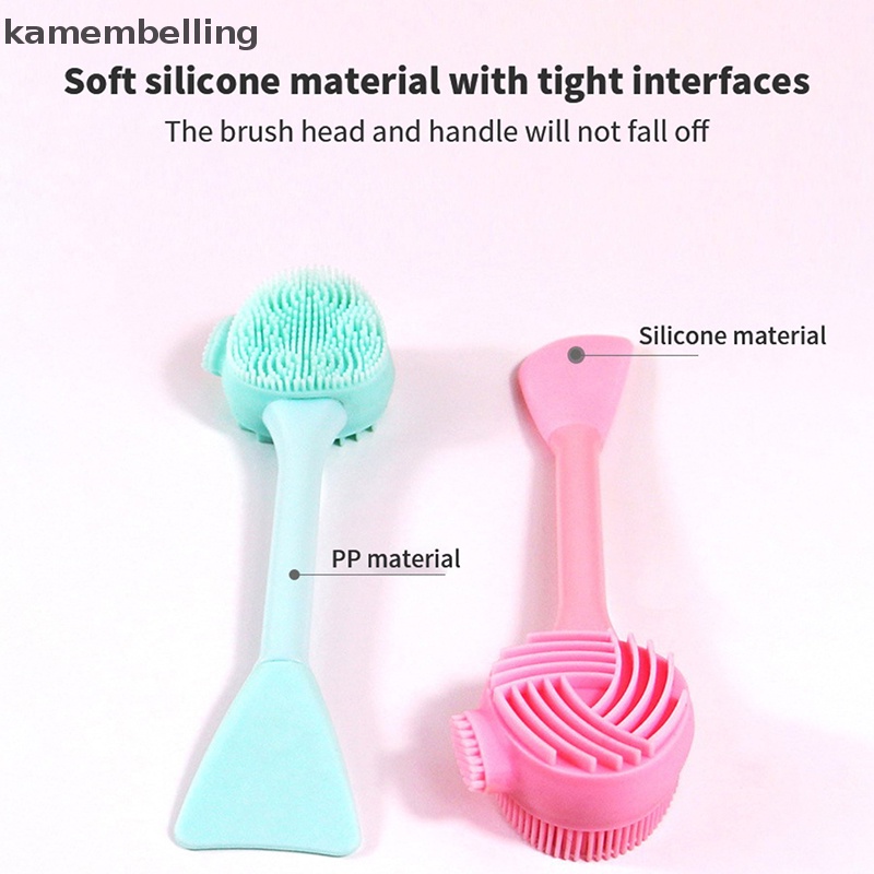 Bàn Chải Silicone Hai Đầu Tẩy Tế Bào Chết Chăm Sóc Da