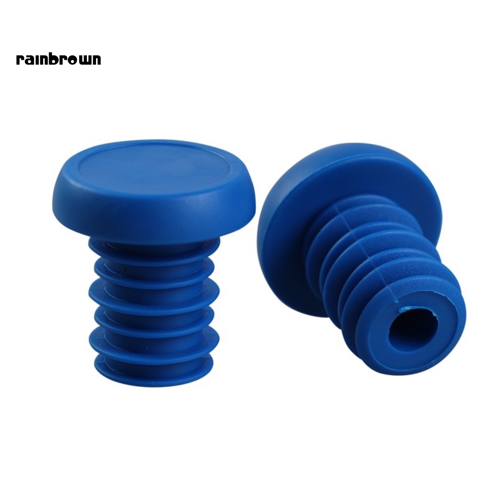 1 Cặp Nút Nhựa Bịt Đầu Chống Rung Màu Sắc Tươi Sáng Cho Xe Đạp Leo Núi