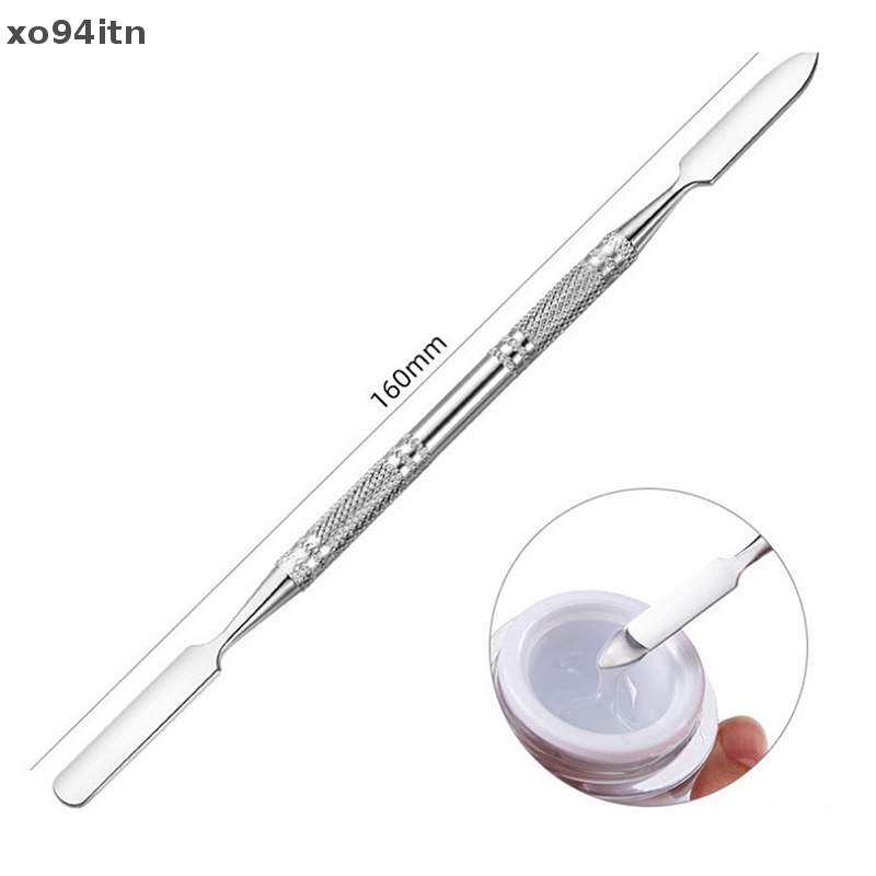 Que Trộn Kem Nền Hai Đầu Bằng Thép Không Gỉ