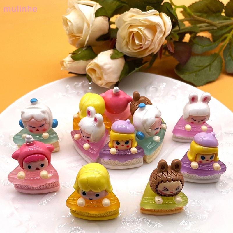 1 Đồ trang trí Bánh Ngọt Mini Phát Sáng Dùng Trang Trí Tiểu Cảnh