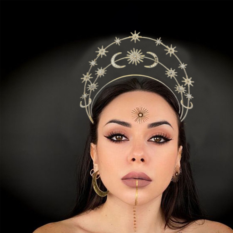 Băng Đô Cài Tóc Hình Mặt Trời Cho Nữ