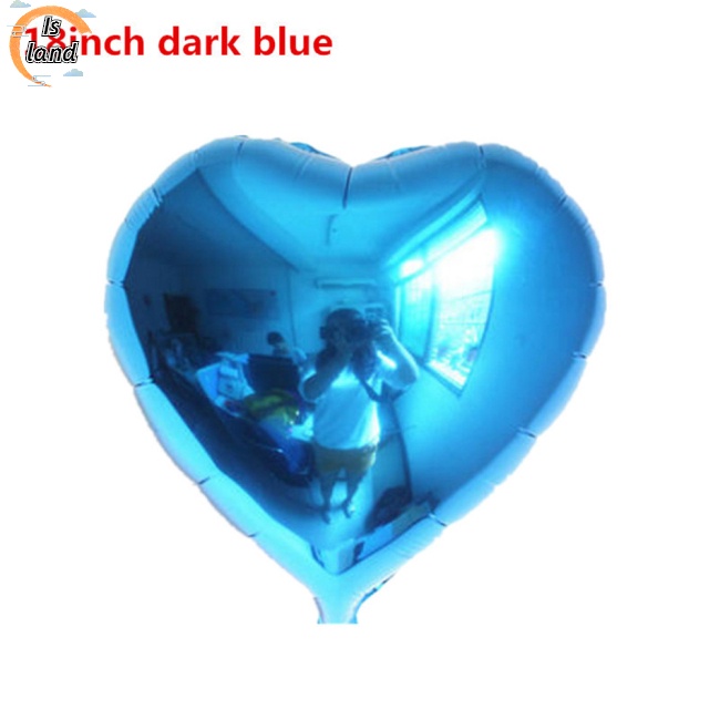 Bong Bóng Màng Nhôm Hình Trái Tim 18 inch Dùng Trang Trí Tiệc Cưới / Sinh Nhật
