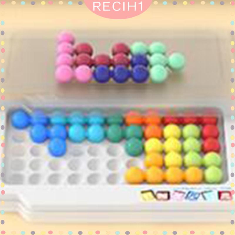 Bộ Đồ Chơi Hạt 3D Nhiều Màu Thử Thách Trí Thông Minh IQ Cho Bé