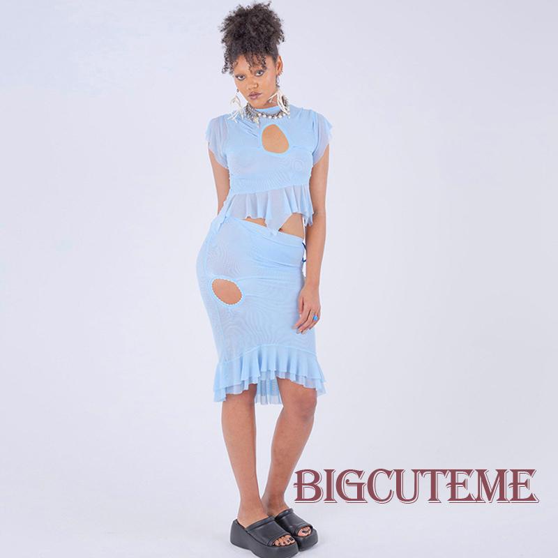 Áo Thun Tay Ngắn Cổ Thuyền Nhìn Xuyên Thấu Thời Trang Mùa Hè Cho Nữ