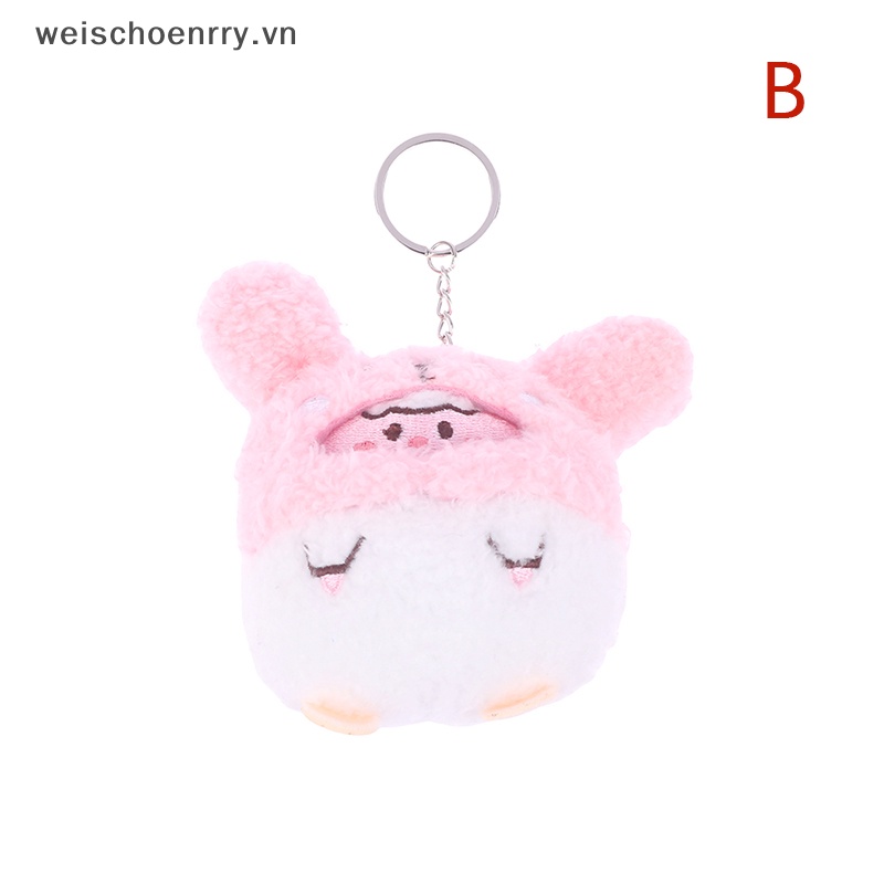 Móc Khóa Thỏ Nhồi Bông 10CM Mềm Mại Đáng Yêu