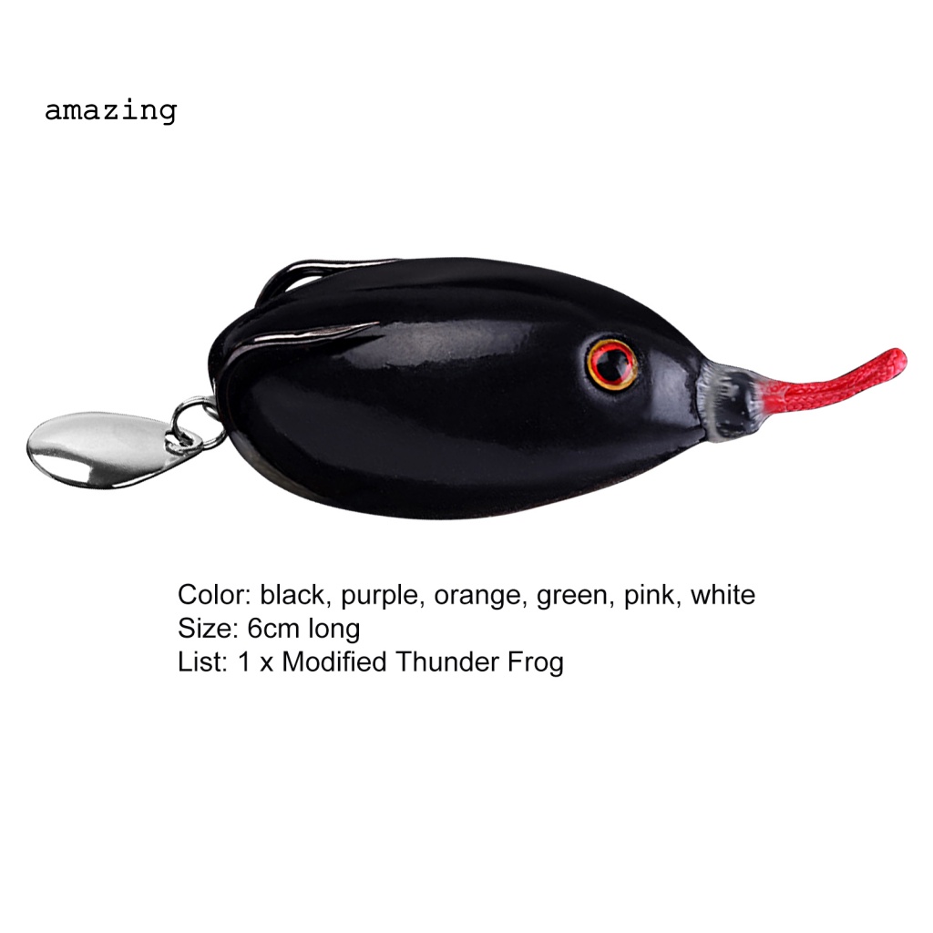 Mồi Câu Cá Giả Hình Ếch Con 6cm / 13g