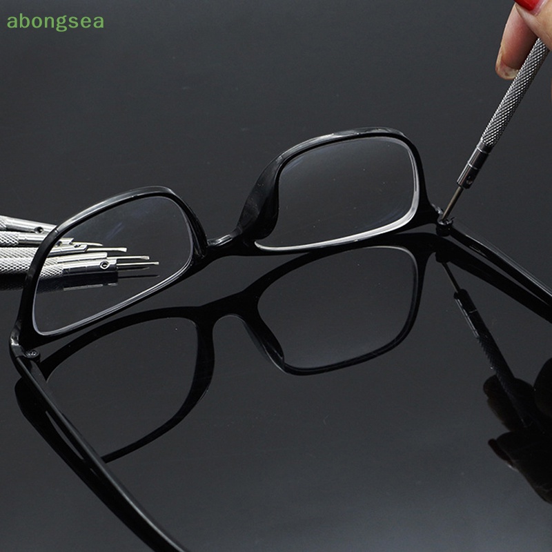 Set 1 / 5 Tua Vít 0.8-1.6mm Bằng Thép Tháo Gỡ Dây Đồng Hồ Đeo Tay