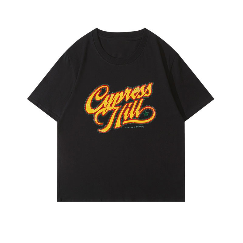 Áo Thun 100% Cotton Tay Ngắn Cổ Tròn In Họa Tiết Phong Cách Hàn Quốc Cho Nữ