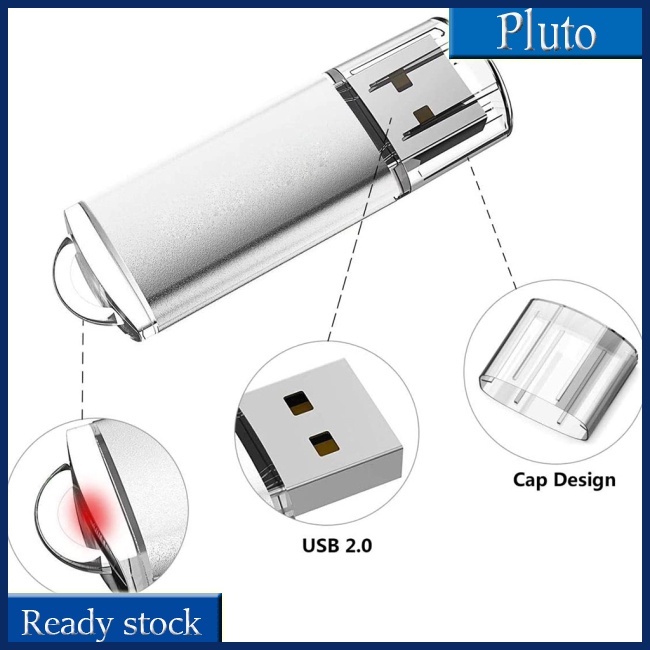 Ổ Đĩa Flash Usb Tốc Độ Cao Màu Bạc Cw10029 Mới