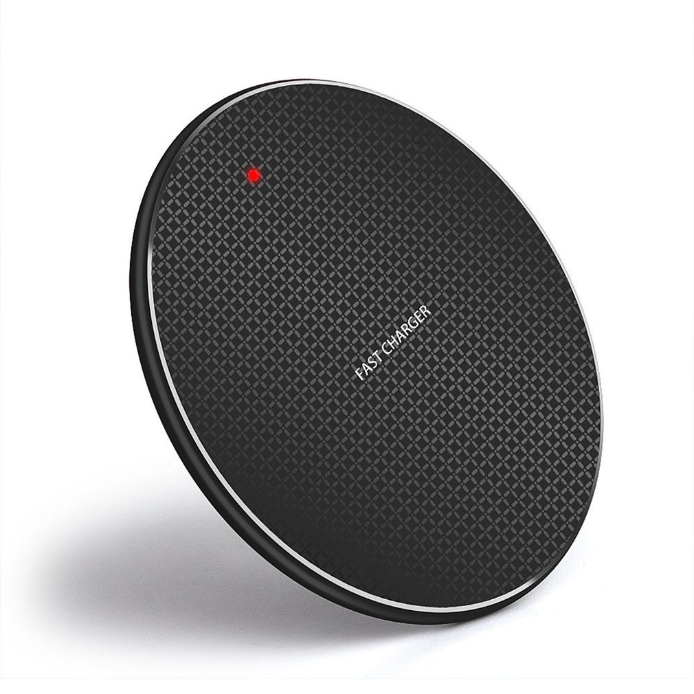 15W Wireless Charger With Type-C Cable Mirror Fast Charging Convenient Desktop Mobile Phones [Q/12]