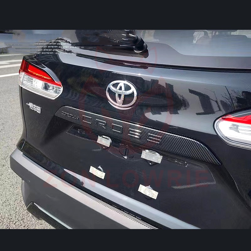 Toyota 2020-2022 COROLLA CROSS Thanh Sau Viền Dải Inscription Trang Trí Xe Ô Tô Ốp Lưng Tương Phản Cổng Sau