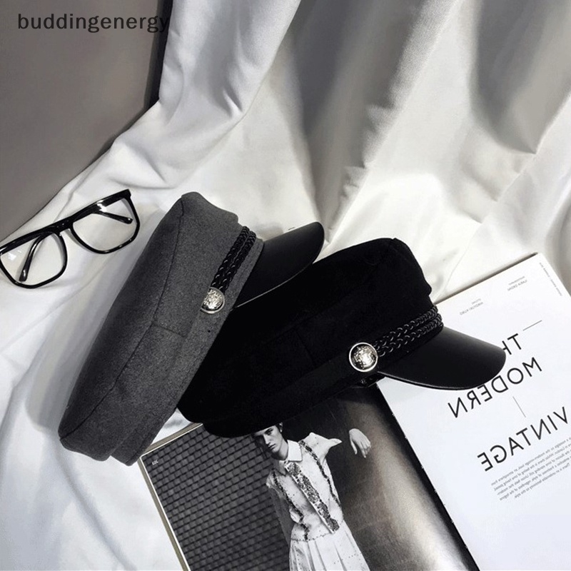 {BUDDI} Mũ Beret Đính Ngọc Trai Thời Trang Thu Đông Cho Nữ {BUDDI {buddingenergy}