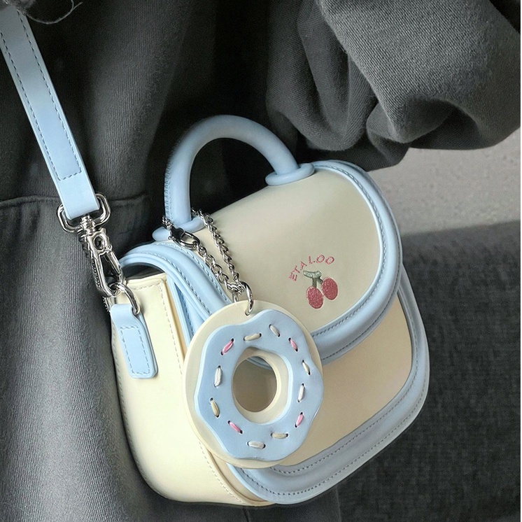 Túi Xách Đeo Vai Hình Yên Ngựa Ielgy Nhật Bản Màu Be Dễ Thương Nhỏ Gọn Thời Trang Mùa Xuân Cho Nữ