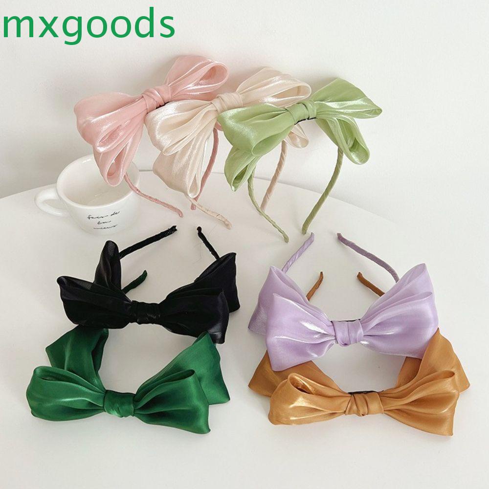 Băng Đô Cài Tóc Bằng Lụa Sáng Dành Cho Nữ