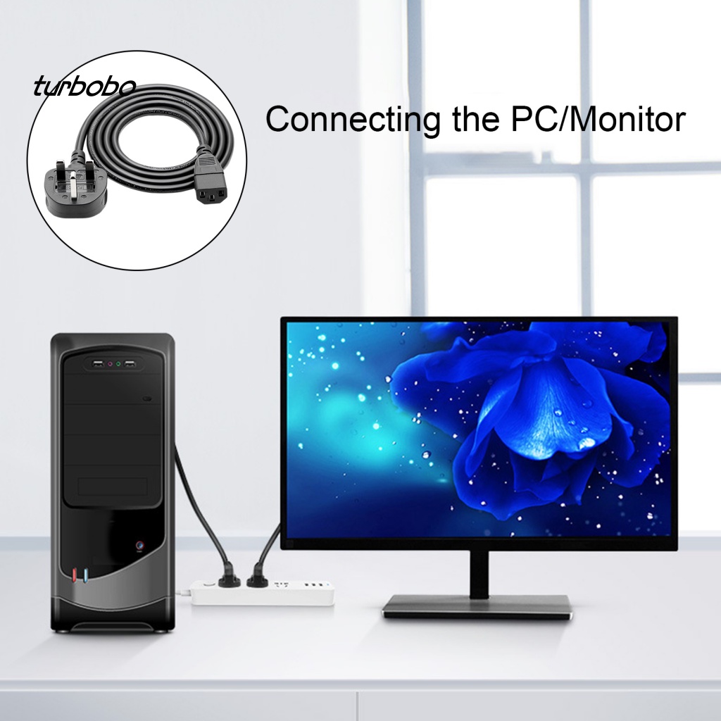 Dây Cáp Nguồn 3PIN UK Plug Chất Lượng Cao