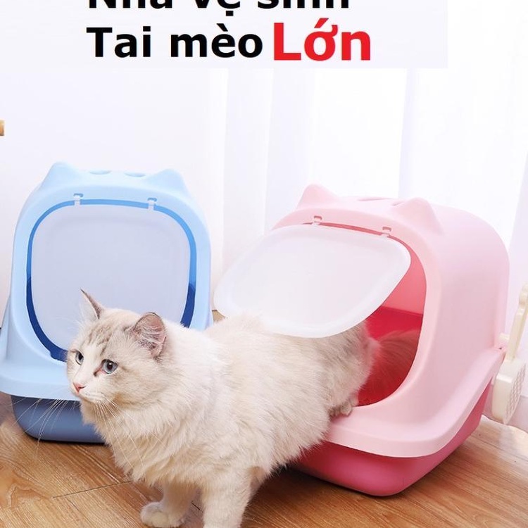 Nhà vệ sinh cho mèo Orgo siêu lớn (tai mèo )