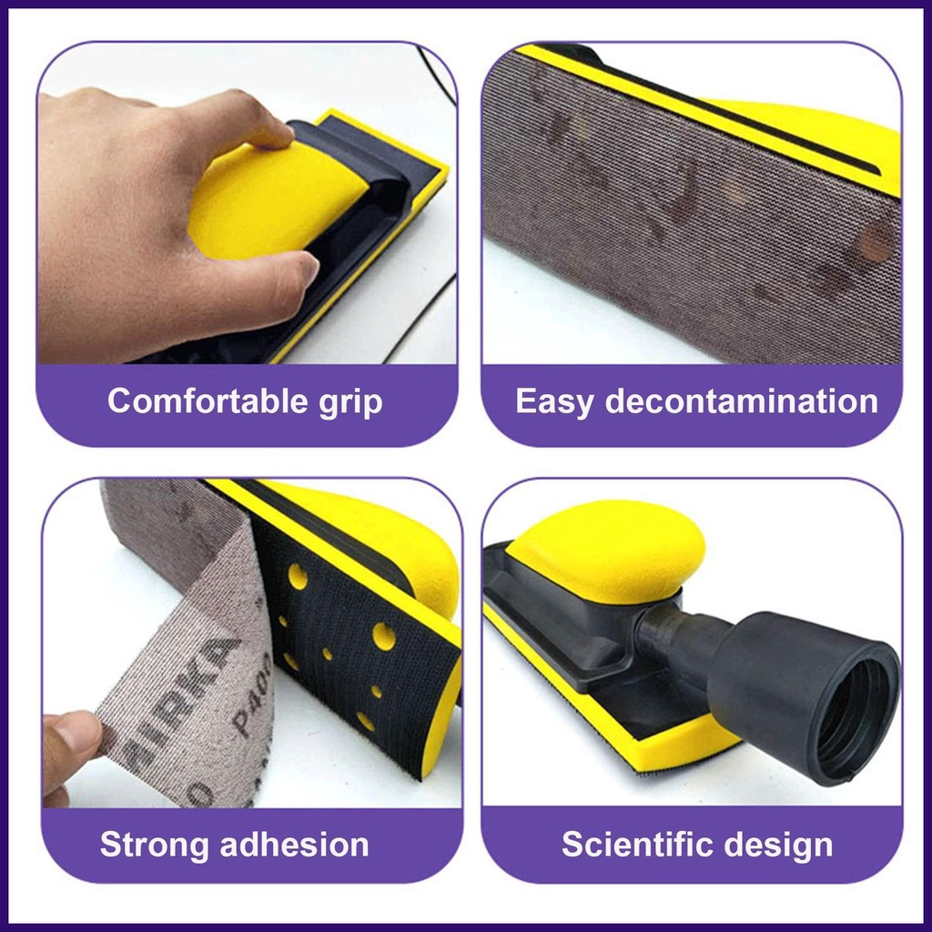 Khối Chà Nhám Mài Đánh Bóng Bằng Tay Hình Chữ Nhật