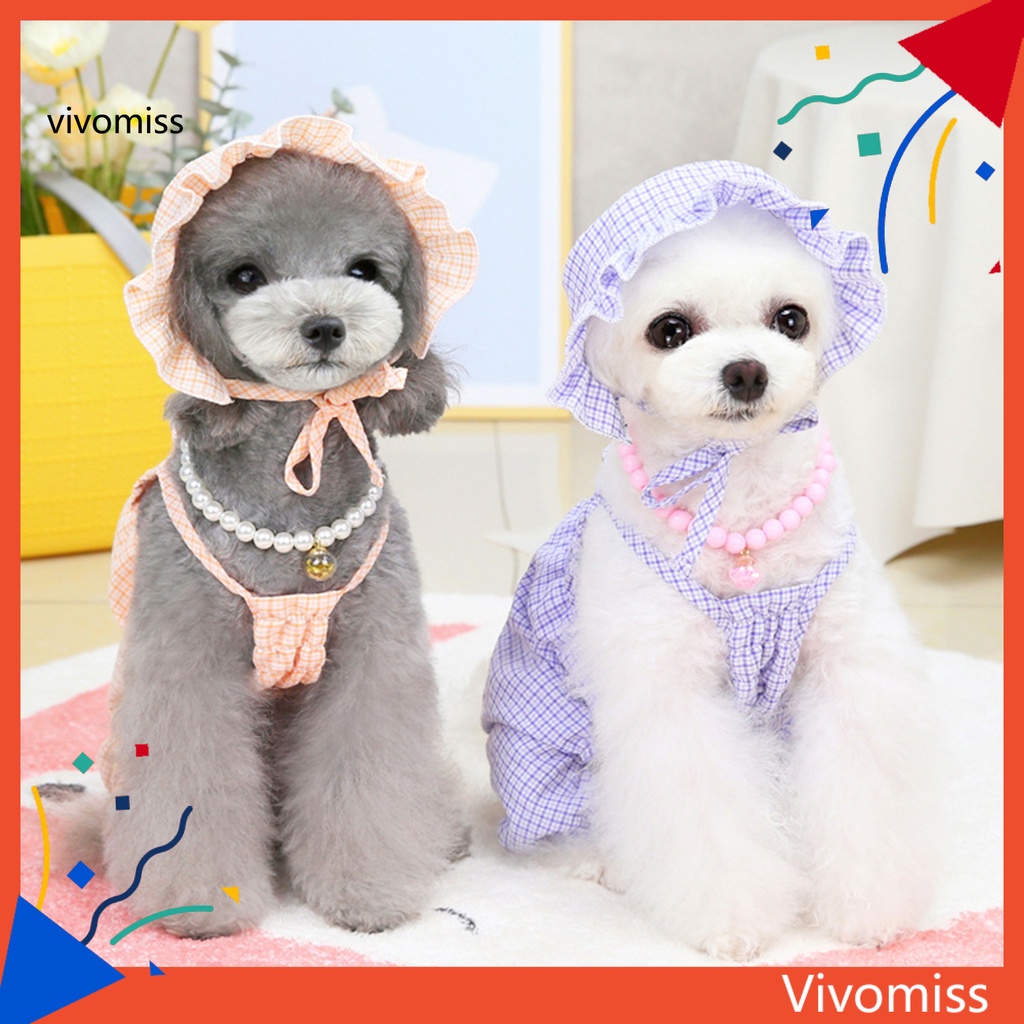 1 Set Áo Sơ Mi Họa Tiết Kẻ Sọc Mềm Mại Thời Trang Mùa Hè Cho Thú Cưng