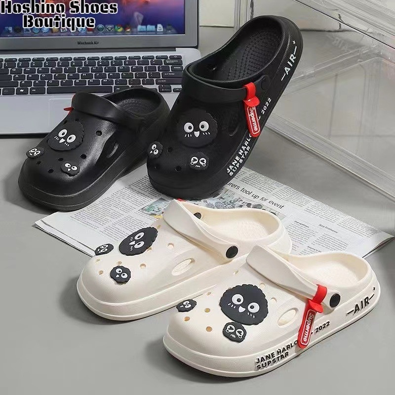 Dép Sandal Thoải Mái Thoáng Khí Không Trượt Họa Tiết Hoạt Hình Đầu To Dễ Thương Phong Cách Hàn Quốc Cho Nữ