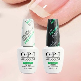 Opi gelcolor prohealth base coat top coat soak off uv gel nail polish- 15 ml