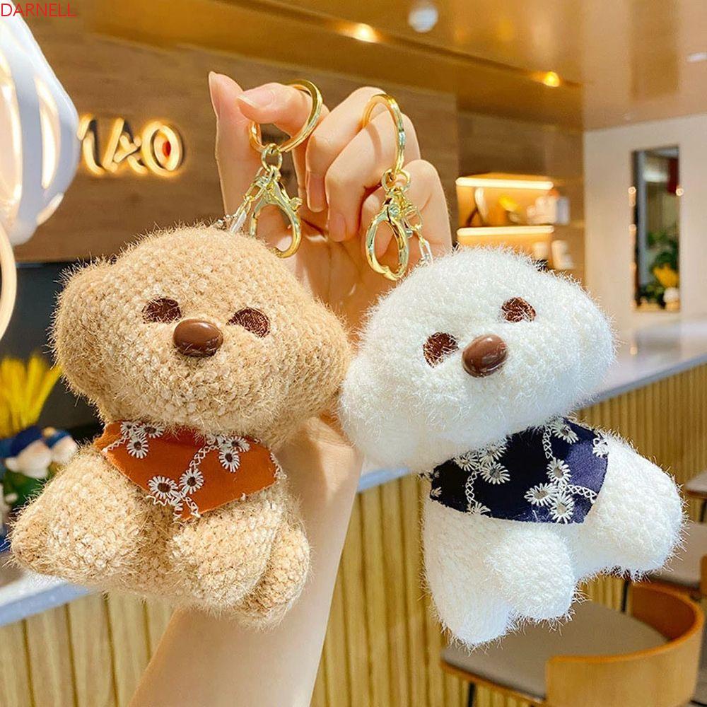 Móc Khóa Hình Chú Chó Nhồi Bông Đáng Yêu