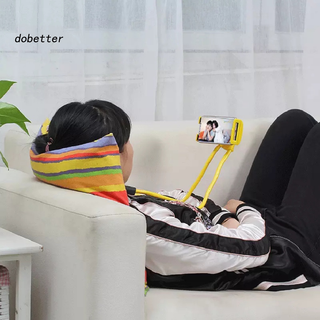&lt; Dobetter &gt; Giá Đỡ Điện Thoại Lười Linh Hoạt Có Dây Đeo Cổ Cho Giường Ngủ