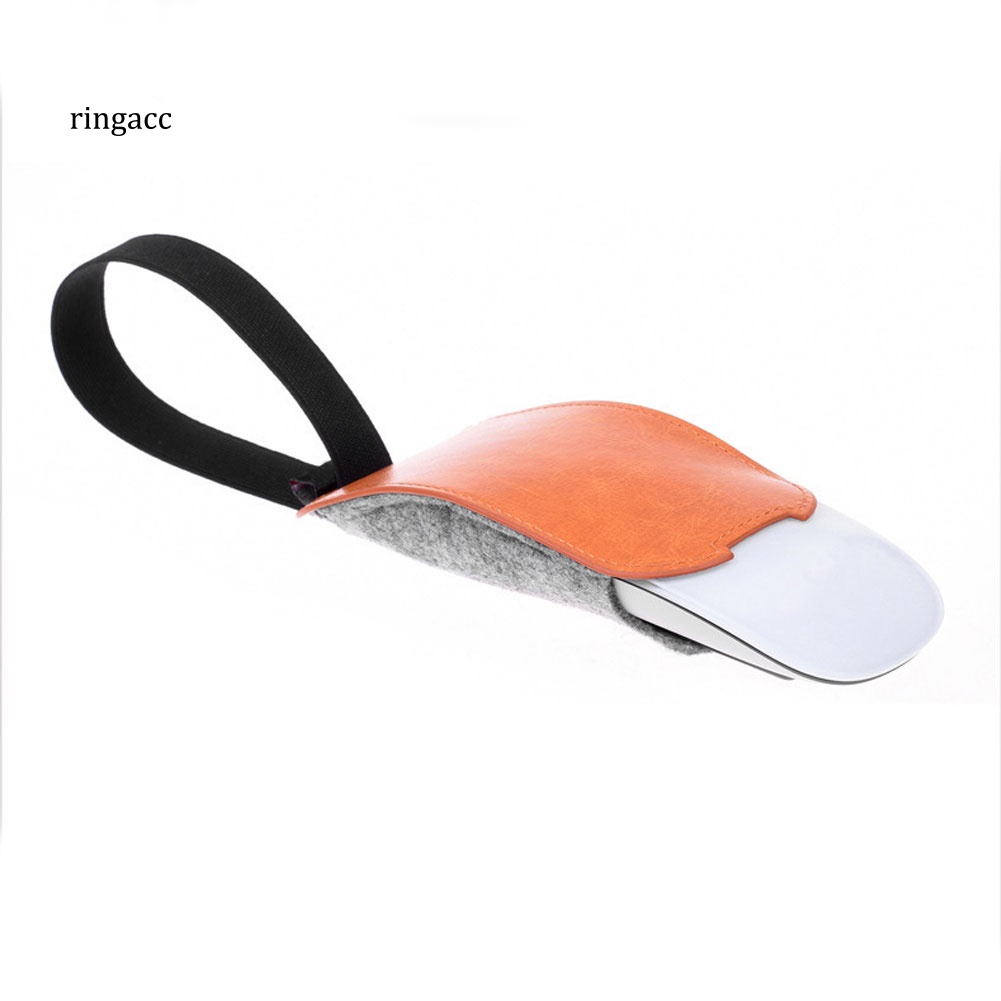 Túi Đựng Chuột RGA Giả Da Co Giãn Chống Sốc Thời Trang Cho Magic Mouse 2