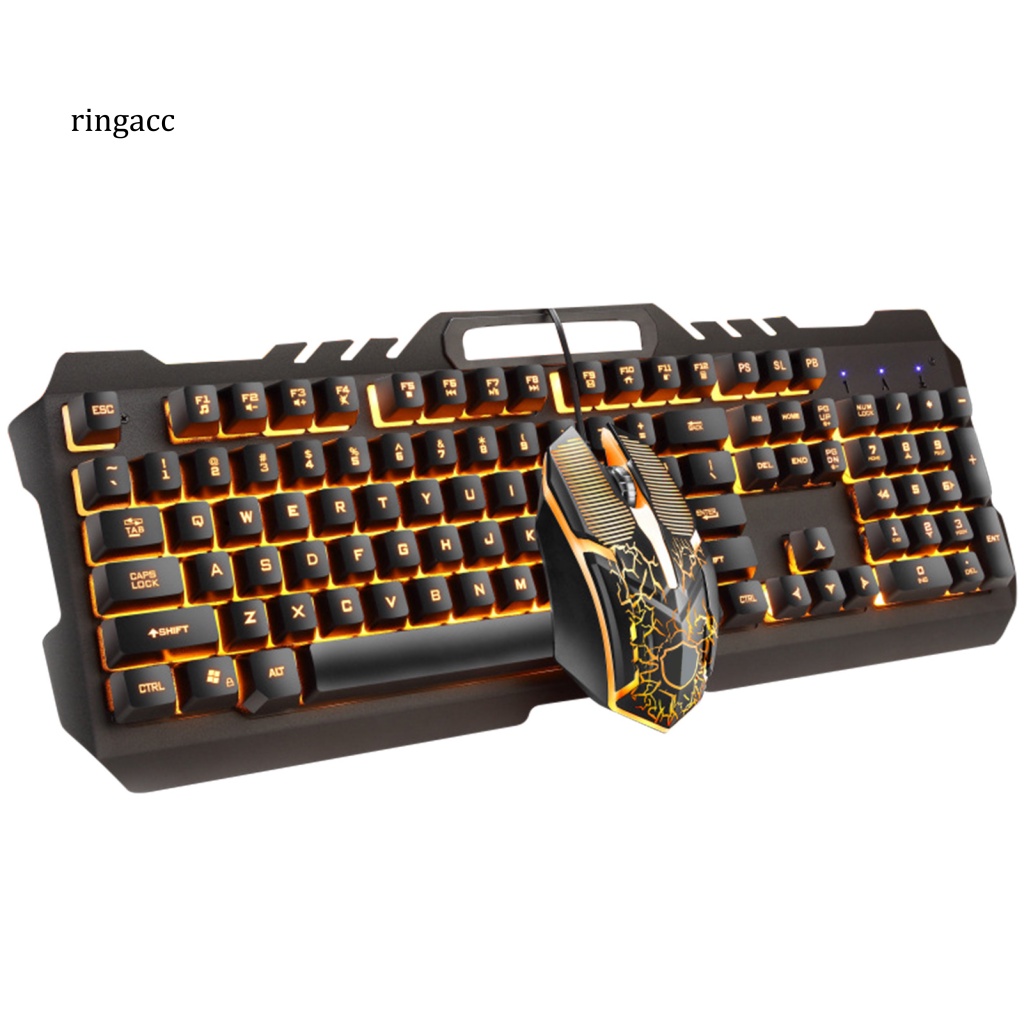 Bộ Bàn Phím Cơ Và Chuột RGA T21 Có Đèn LED RGB Dùng Để Chơi Game