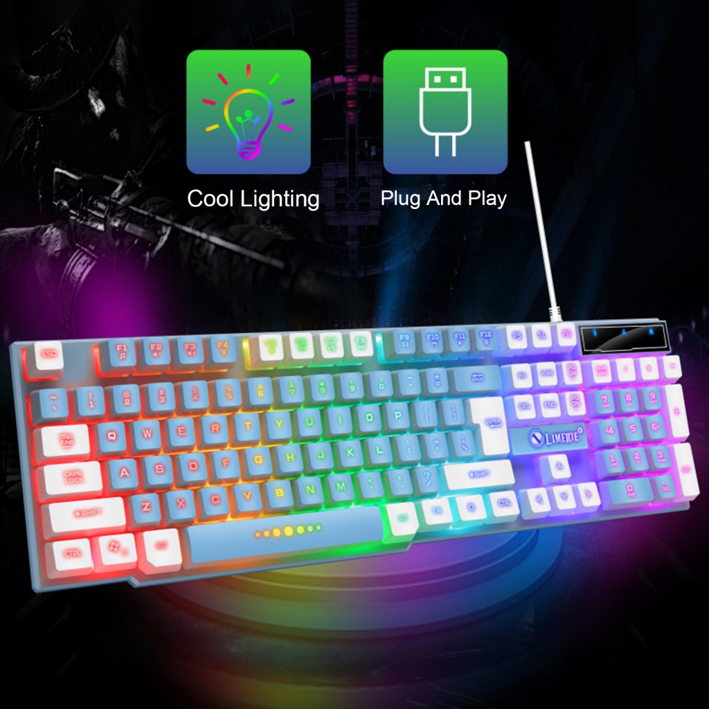 Bàn Phím Cơ RGA Chống Trượt Chống Thấm Nước Có Đèn Led Nhiều Màu Độc Đáo