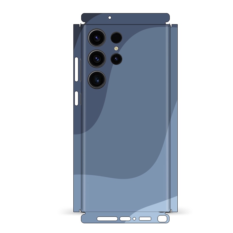 Morandi Màu Sắc Đơn Giản Da Cho Samsung Galaxy S23 S22 S24 Ultra Plus A52 A52s 5G Mặt Sau Phim Bảo Vệ Màn Hình 3M Quấn Đổi Màu Miếng Dán