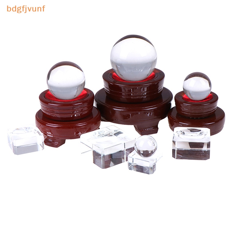Giá Đỡ Trưng Bày Đá Pha Lê Hình Cầu Bằng Gỗ Độc Đáo Dùng Trang Trí