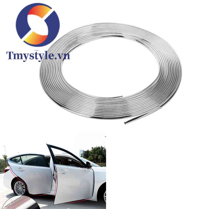 Dây Viền Trang Trí Xe Hơi 15m Bằng Crom