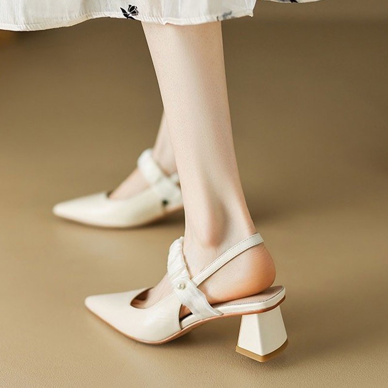 Giày Cao Gót Mũi Nhọn Thiết Kế Mới Cao Cấp Thời Trang Dành Cho Nữ