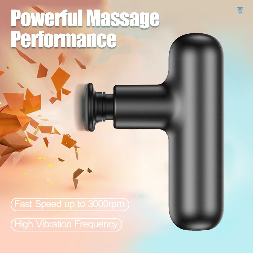 Máy Mát Xa Cơ Bắp Cầm Tay Mini Chạy Điện 4 Đầu 4 Mức Tốc Độ 2000mAh Có Thể Sạc Lại